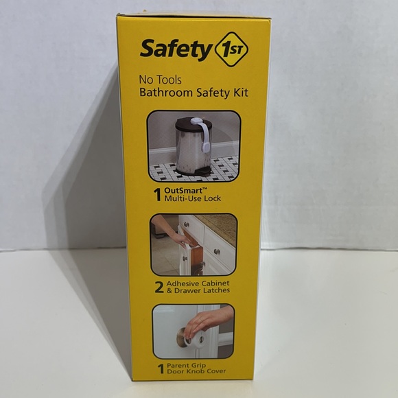 Safety 1st No Tools Childproofing 9 Piece Bathroom Safety Kit - Picture 3 of 6